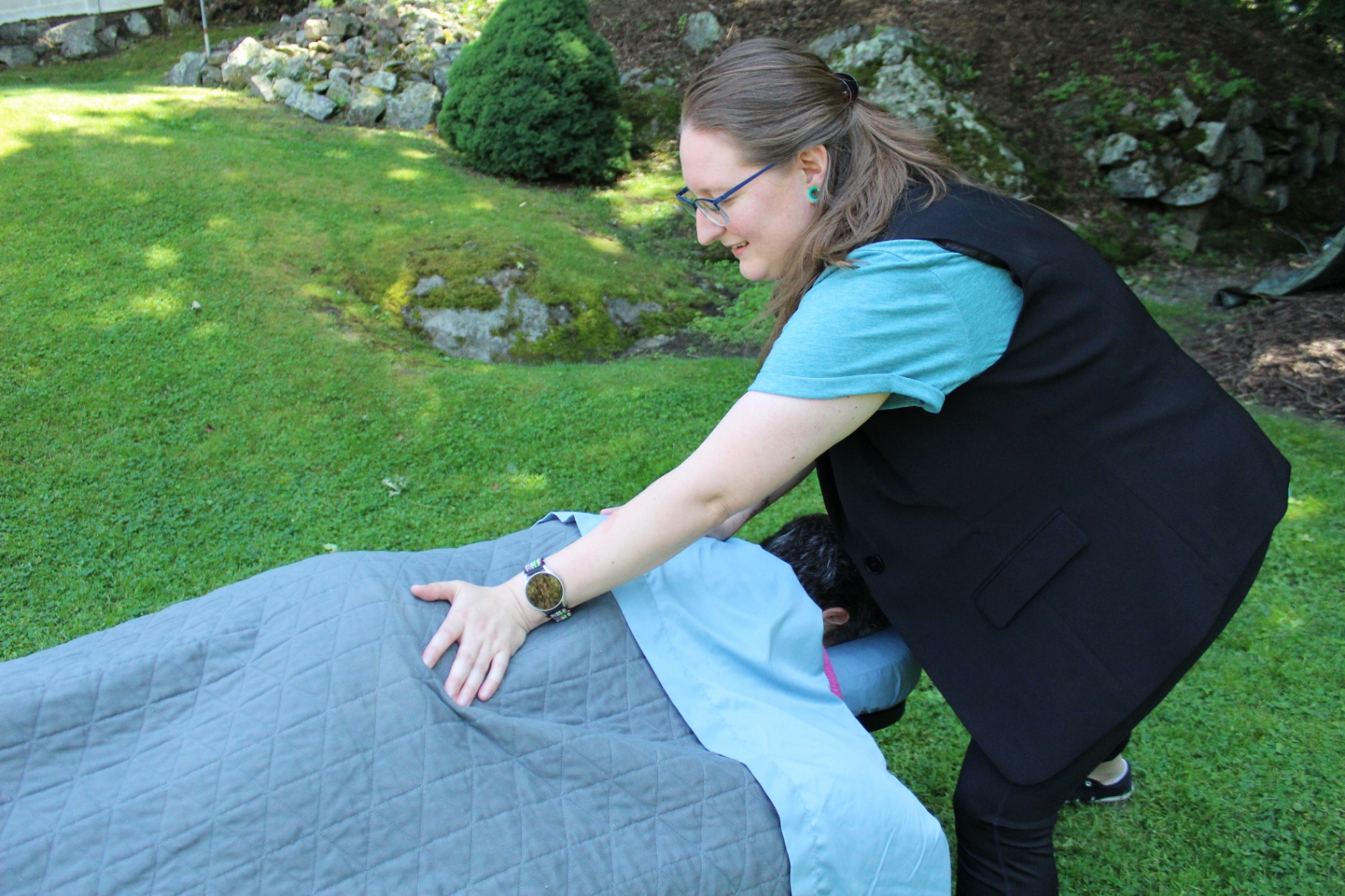 Rebecca Primeau, founder of Panacea Mobile Massage