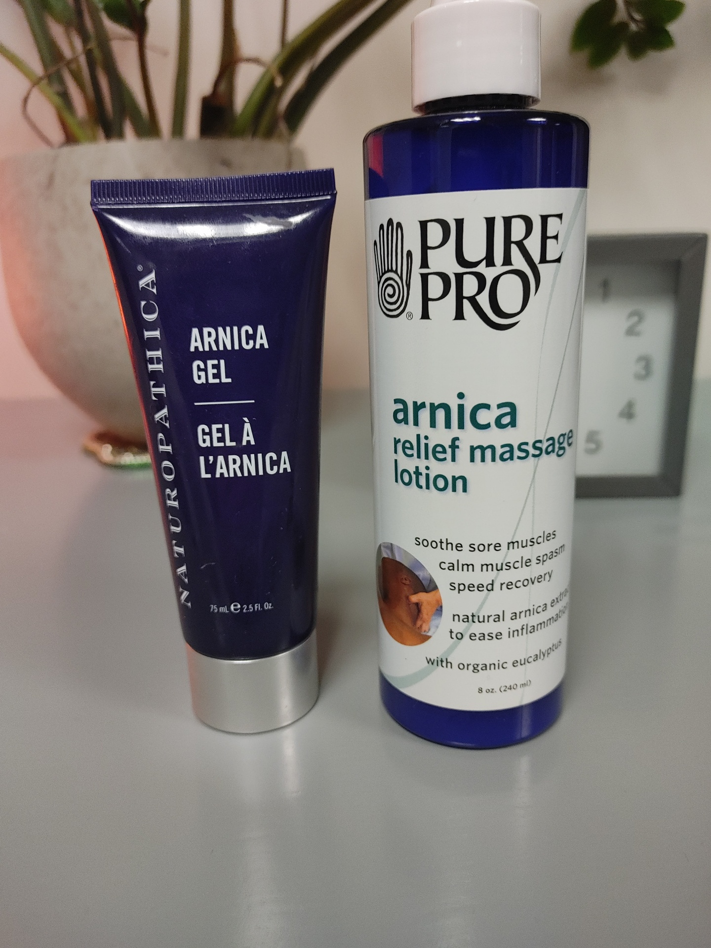 Pure Pro Arnica Relief Massage Lotion bottle
